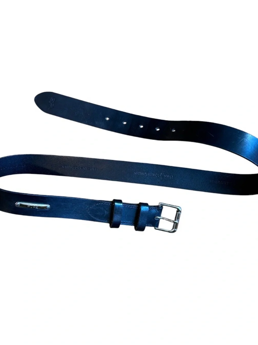 Polo Ralph Lauren Black Leather Belt